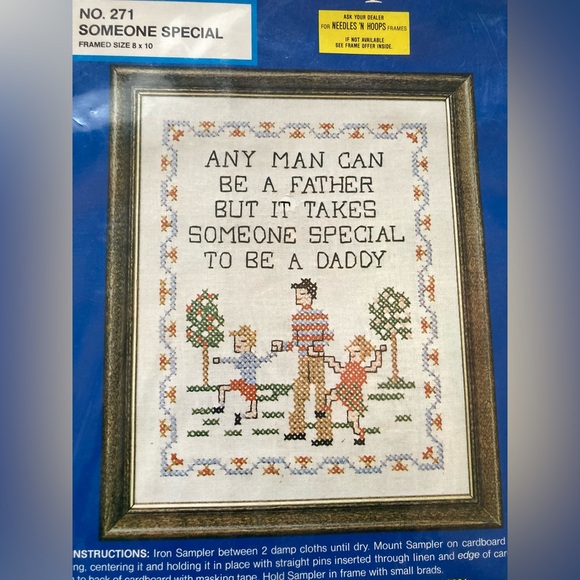 Needles 'n Hoops No. 271 "Someone Special" Cross Stitch Kit - Picture 7 of 7